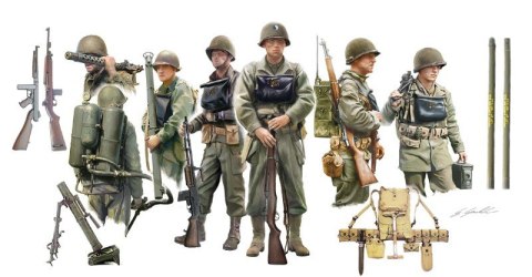 US Infantry on board Italeri