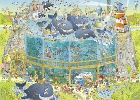 1000 ELEMENTÓW Funky Zoo Podwodne życie Heye