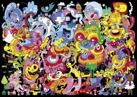 2000 ELEMENTÓW Psychodeliczne doodle Heye