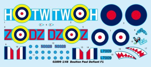 Boulton Paul Defiant F1 Trumpeter