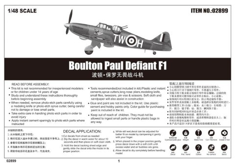 Boulton Paul Defiant F1 Trumpeter