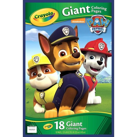 Gigantyczna kolorowanka Psi patrol Crayola