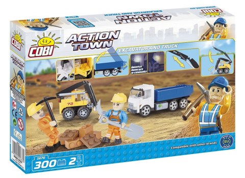Klocki Action Town Buldożer i wywrotka Cobi Klocki
