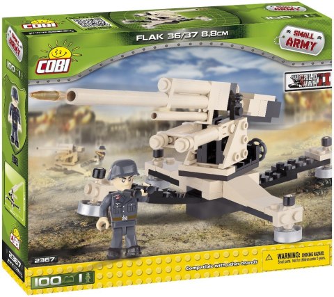 Klocki Armia 100 elementów Flak 36/37 8,8 cm Cobi Klocki