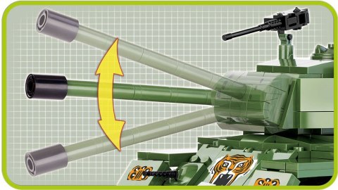 Klocki Armia 520 elementów Czołg M467 Patton Cobi Klocki