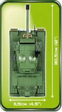 Klocki Armia 520 elementów Czołg M467 Patton Cobi Klocki