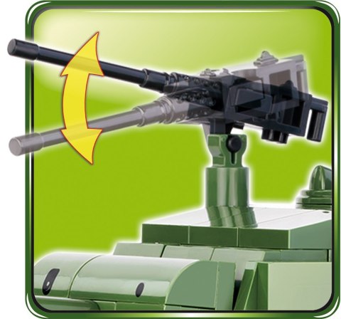 Klocki Armia 520 elementów Czołg M467 Patton Cobi Klocki