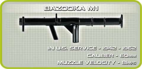 Klocki Armia 520 elementów Czołg M467 Patton Cobi Klocki