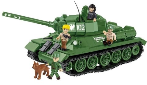 Klocki Armia T34/85 Rudy 530 klocków Cobi Klocki