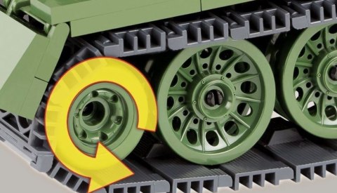 Klocki Armia T34/85 Rudy 530 klocków Cobi Klocki