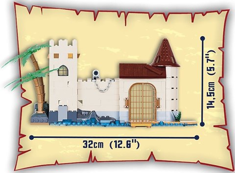 Piraci 330 Elementów, Twierdza piratów Cobi Klocki