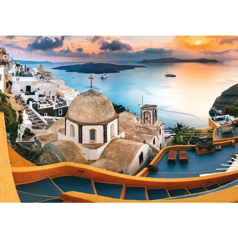 Puzzle 1000 elementĂłw Bajkowe Santorini Trefl