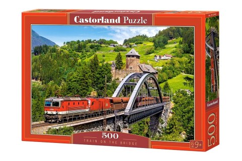 Puzzle 500 elementów, Pociąg na moście Castor