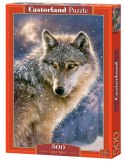 Puzzle 500 elementów, Samotny wilk Castor