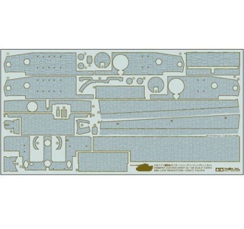 Tiger Mid-L 1/35 Zimmerit Sheet Tamiya