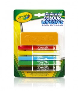 Zestaw zmywalne markery z gąbką Crayola