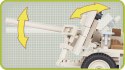 Klocki Armia 100 elementów Ordnance QF 2 Pounder - brytyjska armata przeciwpancerna Cobi Klocki