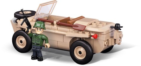 Klocki Armia 120 elementów VW Typ 166 Schwimmwagen - niemiecki pływający samochód terenowy Cobi Klocki