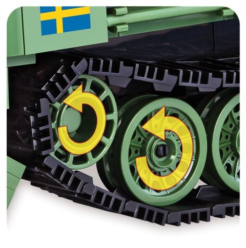 Klocki Armia /3023/ Wot Stridsvagn 103 (S-Tank) Cobi Klocki