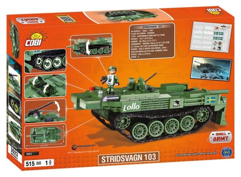 Klocki Armia /3023/ Wot Stridsvagn 103 (S-Tank) Cobi Klocki