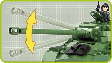 Klocki Armia IS-3 radziecki czołg ciężki Cobi Klocki