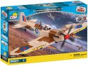 Klocki Army Supermarine Spitfire Mk. IX - myśliwiec brytyjski Cobi Klocki
