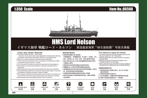 Model plastikowy HMS Lord Nelson Hobby Boss