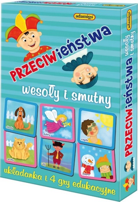 Wesoły i smutny - przeciwieństwa Adamigo