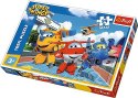 24 elementy Maxi, Wesołe samoloty - Super Wings Trefl