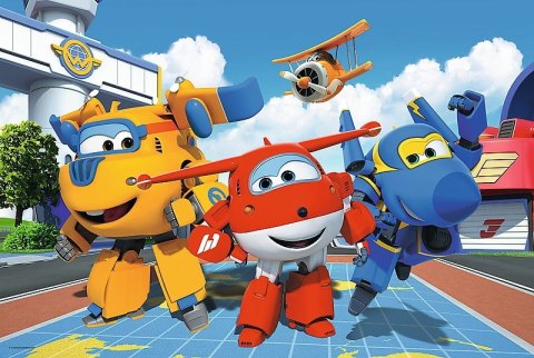 24 elementy Maxi, Wesołe samoloty - Super Wings Trefl