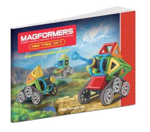 27 elementów, Vehicle Mini tank Magformers