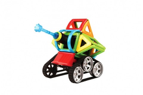 27 elementów, Vehicle Mini tank Magformers