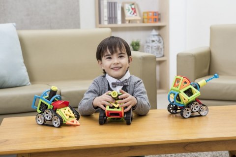 27 elementów, Vehicle Mini tank Magformers