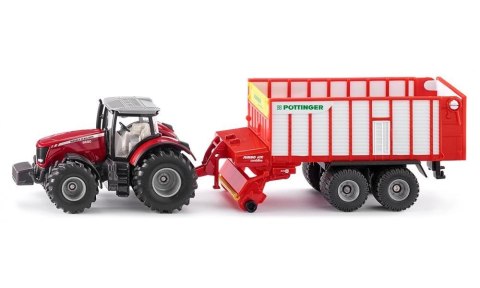 Farmer - Traktor Massey-Ferguson z przyczepą Siku