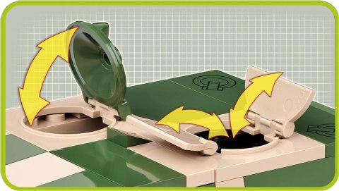 Klocki Armia 515 Elementów SDKFZ 184 Panzerjager II Cobi Klocki
