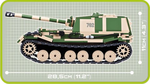 Klocki Armia 515 Elementów SDKFZ 184 Panzerjager II Cobi Klocki