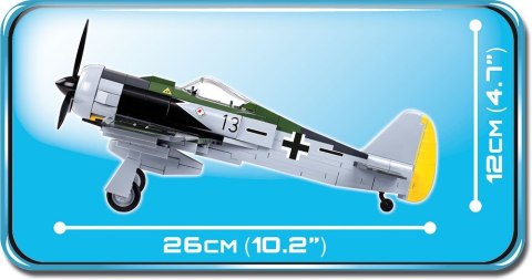 Klocki Armia Focke-Wulf Fw190 A-8, myśliwiec niemiecki Cobi Klocki