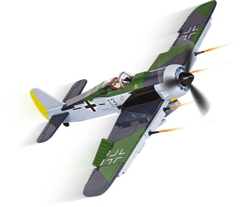 Klocki Armia Focke-Wulf Fw190 A-8, myśliwiec niemiecki Cobi Klocki