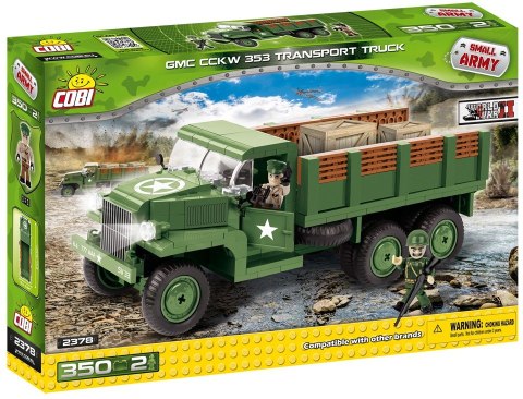 Klocki Armia GMC CCKW 353 Transport Truck - amerykański samochód ciężarowy Cobi Klocki