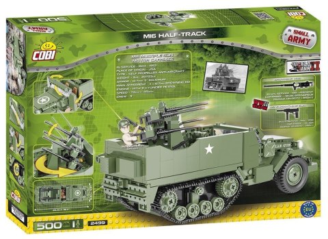 Klocki Armia M16 Half-Track Samobieżne działo przeciwlotnicze Cobi Klocki