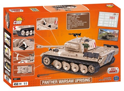 Klocki Armia Magda Powstańczy czołg Panther Cobi Klocki