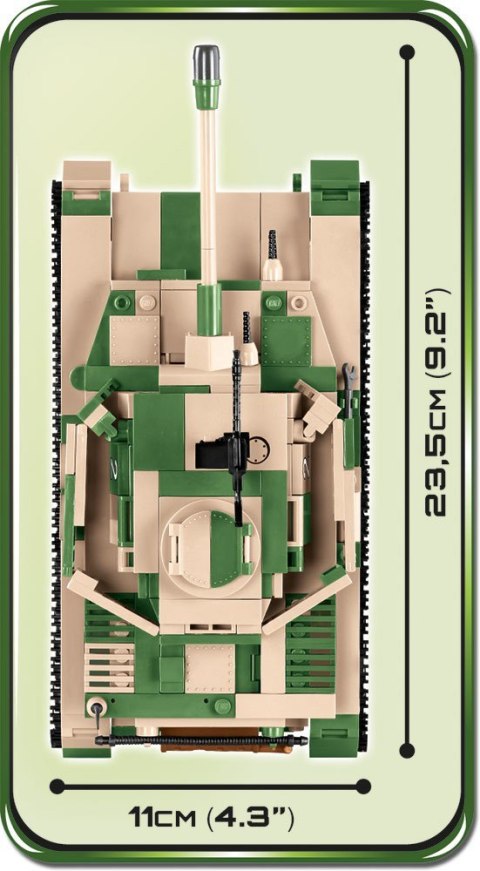 Klocki Armia Panzer IV Ausf.F1/G/H niemiecki czołg średni Cobi Klocki