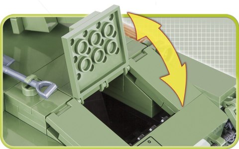 Klocki Armia SU-76M - radzieckie działo samobieżne Cobi Klocki