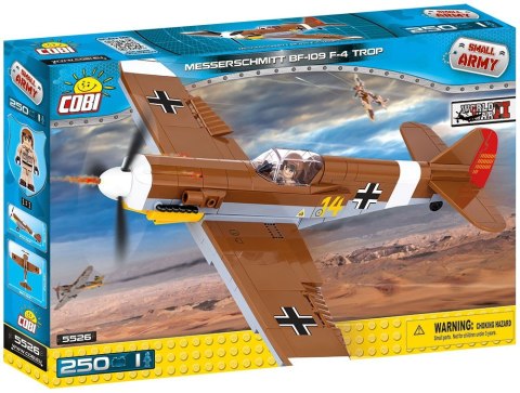Klocki Army Messerchmitt BF 109 F-4 Trop - myśliwiec niemiecki Cobi Klocki
