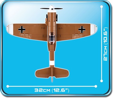 Klocki Army Messerchmitt BF 109 F-4 Trop - myśliwiec niemiecki Cobi Klocki