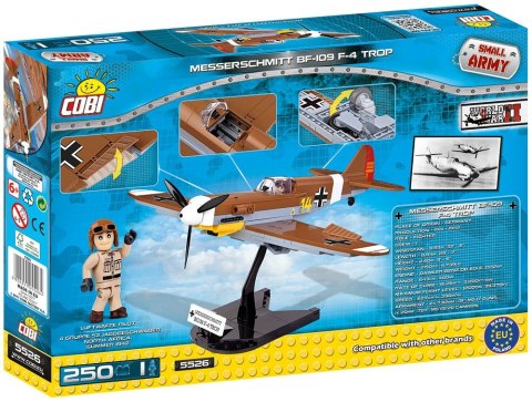 Klocki Army Messerchmitt BF 109 F-4 Trop - myśliwiec niemiecki Cobi Klocki