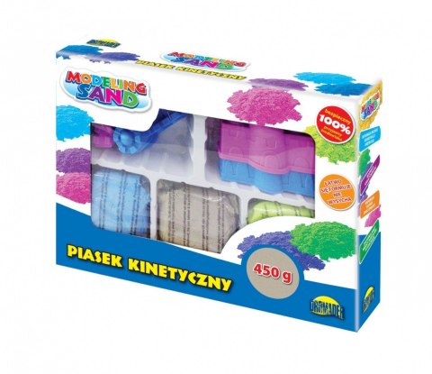 Piasek kinetyczny, zestaw 450 g Dromader