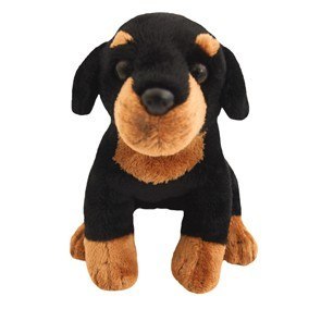 Pluszowy Doberman siedzący 20 cm Beppe