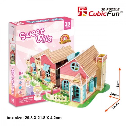 Puzzle 3D Domek dla Lalek 84 elementy Cubic Fun