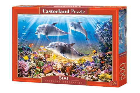 Puzzle 500 elementów Delfiny Castor